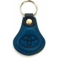 Kožená kľúčenka / prívesok na kľúče Toyota modrá
