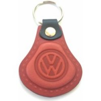 Kožená kľúčenka Volkswagen červená