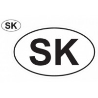 Samolepka - SK (veľkosť L) (C3)