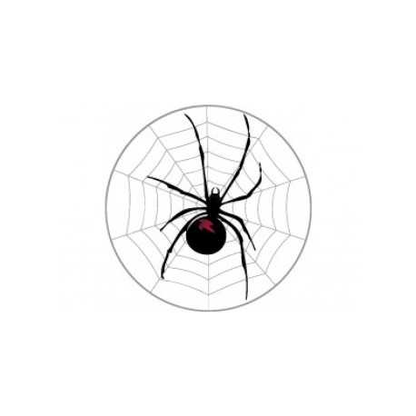 Samolepka na stredy kolies živicová 4ks - SPIDER (C13)