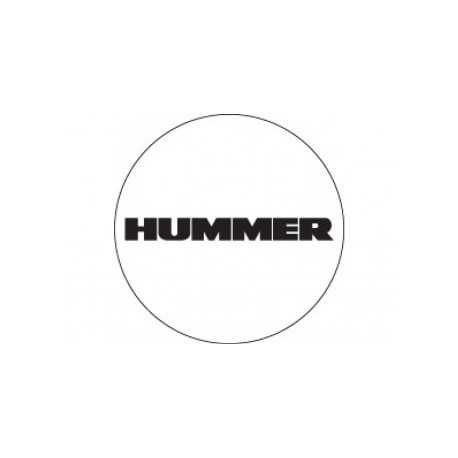 Samolepka na stredy kolies živicová 4ks - HUMMER (C13)