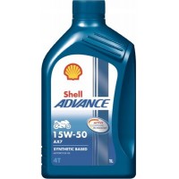 SHELL ADVANCE 4T AX7 15W-50 1L