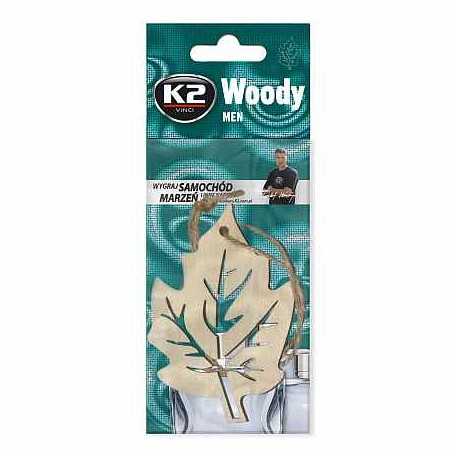 Osviežovač vzduchu Woody Leaf Men K2