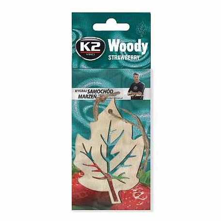 Osviežovač vzduchu Woody Leaf Strawberry K2