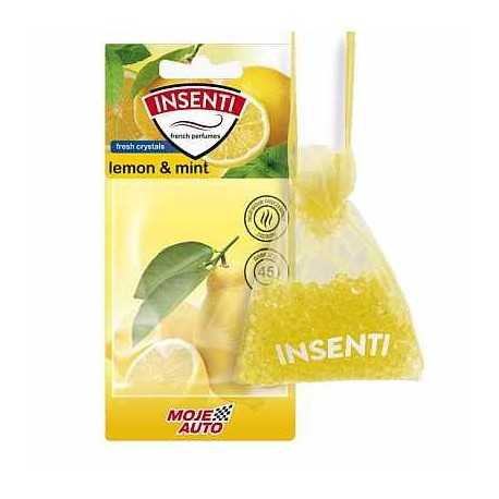 Osviežovač - vôňa do auta Insenti Fresh Crystals lemon mint