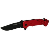 Bezpečnostný nôž / Sklápací nôž s rezačom pásov KS TOOLS / 907.2220