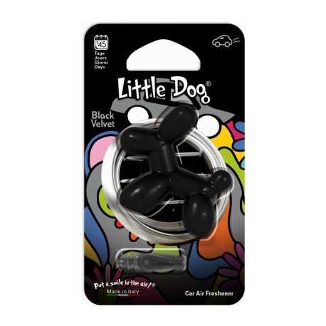 Osviežovač vzduchu / vôňa do auta Little Dog Black Velvet