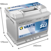 Autobatéria Varta Dynamic SLI 12V 63Ah 610A 563400061K262
