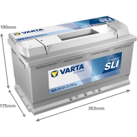 Autobatéria VARTA  DYNAMIC SLI 12V/95Ah 800A (G3)  595402080K262