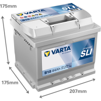 VARTA  DYNAMIC SLI 12V 44Ah 440A (B18)