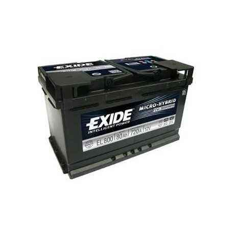 Exide ECM 80Ah/12V (EL 800) 720A