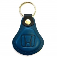 Kožená kľúčenka Honda modrá