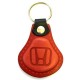 Kožená kľúčenka / prívesok na kľúče Honda červená