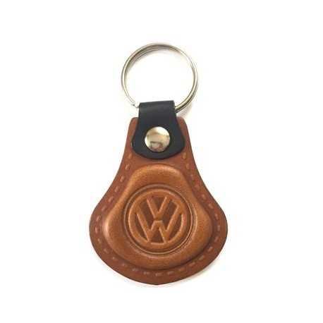 Kožená kľúčenka / prívesok na kľúče Volkswagen hnedá
