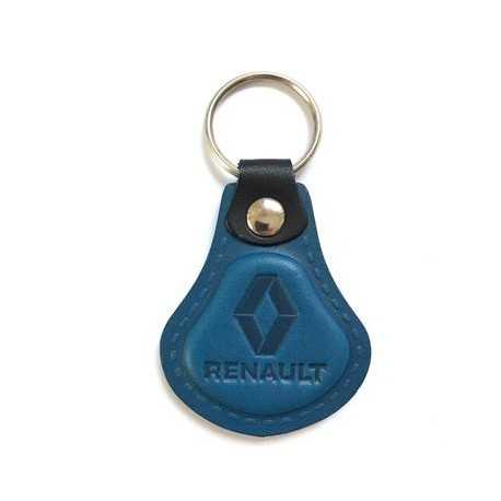 Kožená kľúčenka Renault modrá