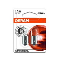 OSRAM ORIGINAL T4W, 12V, 4W  1pár