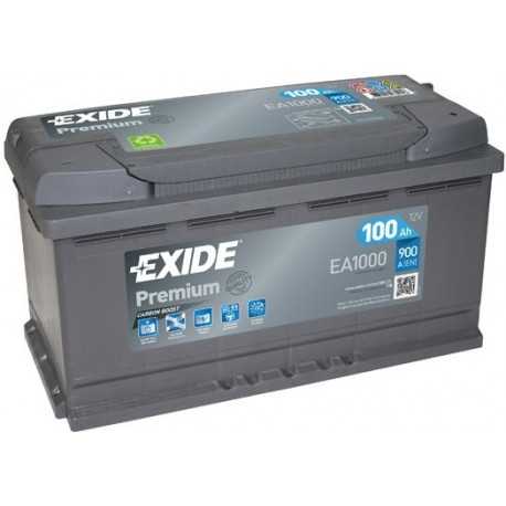 EXIDE premium 12V/100Ah  (EA1000)