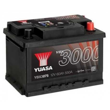 Yuasa YBX3000 12V 60Ah 550A (YBX3075)